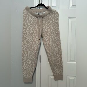 Cupcakes & Cashmere Taupe Cozy Joggers